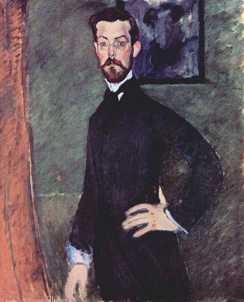 Amedeo Modigliani Portrat des Paul Alexanders vor grunem Hintergrund Germany oil painting art